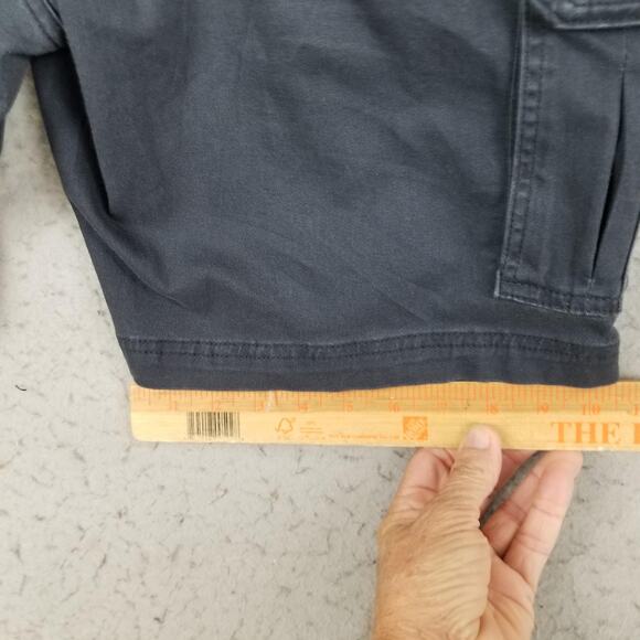 RedHead Cargo Shorts Mens 34 Gray Stretch Utility Outdoor Workwear Multi Pocket - Picture 12 of 16